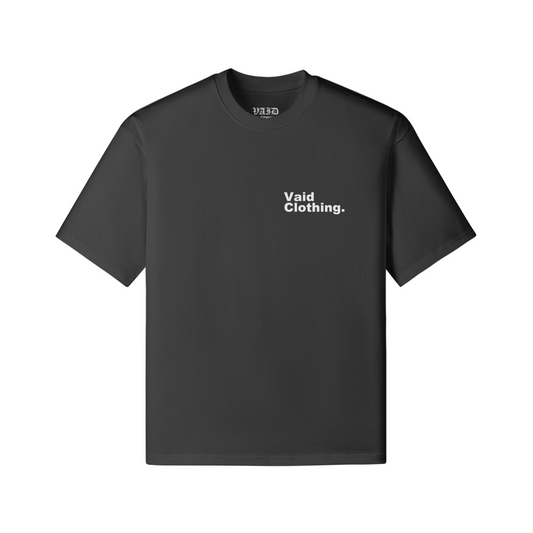 Unisex T-shirt Basic Arial Logo White